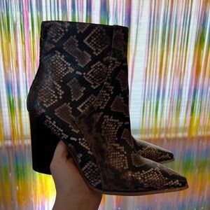 JLO Snakeskin Dorindah Bootie